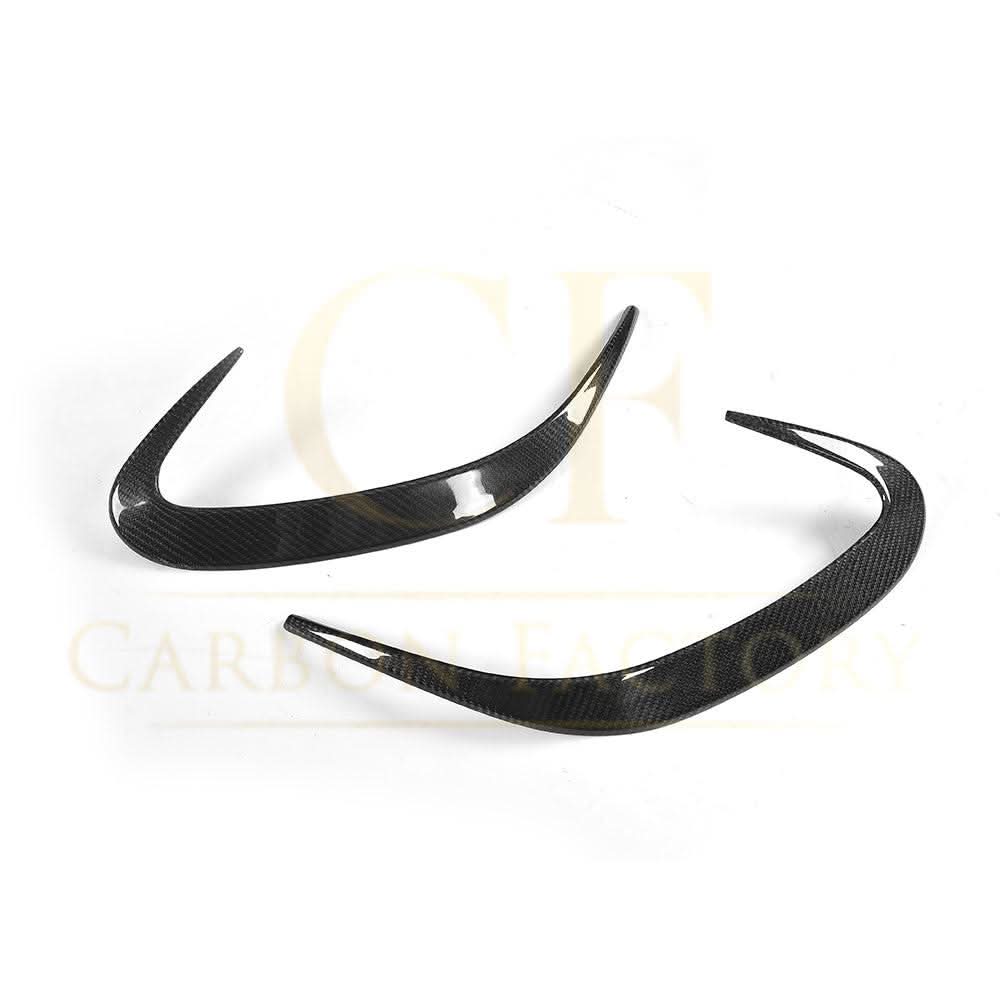 Carbon Fibre Rear Bumper Trims for Mercedes Benz W222 S Class Coupe 14-17