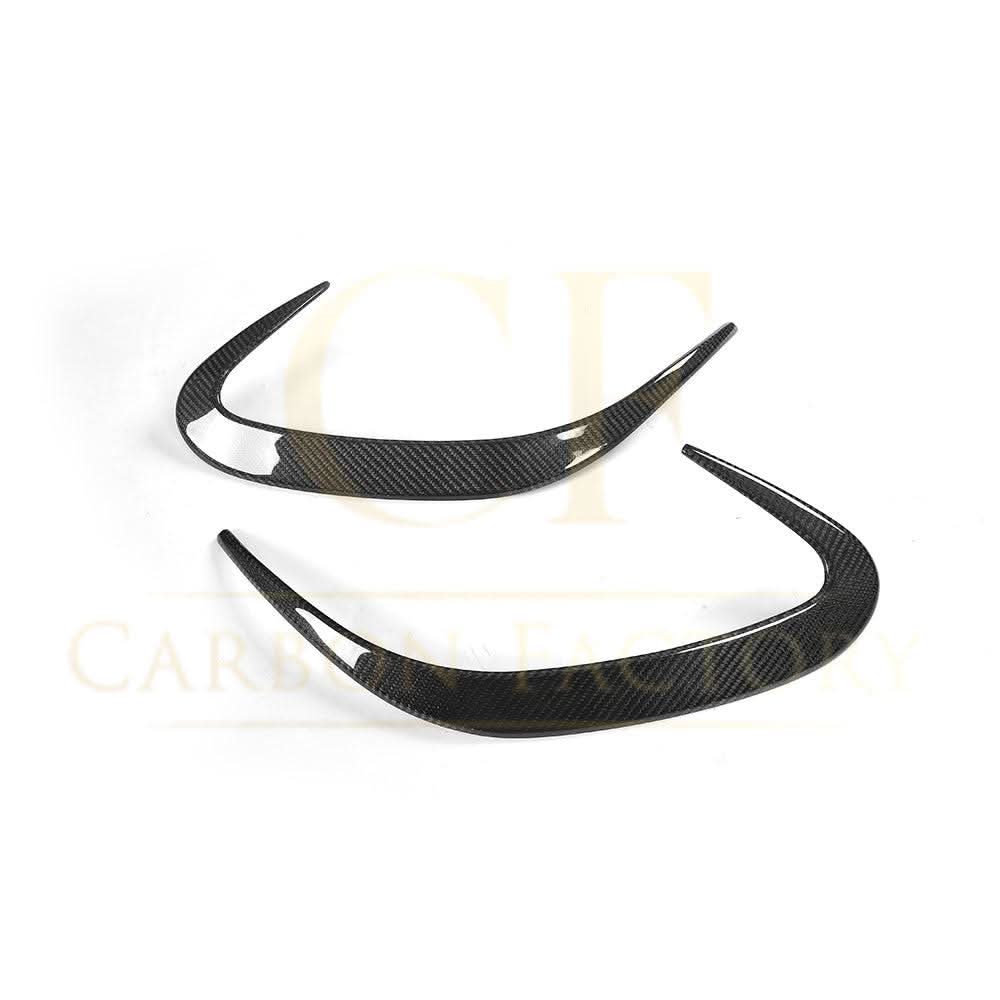 Carbon Fibre Rear Bumper Trims for Mercedes Benz W222 S Class Coupe 14-17