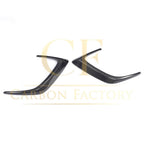 Carbon Fibre Rear Bumper Trims for Mercedes W205 C Class 2 Door Coupe 15-18