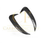 Carbon Fibre Rear Bumper Trims for Mercedes W205 C Class 4 Door Saloon 15-18