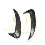 Carbon Fibre Rear Bumper Trims for Mercedes W205 C Class 4 Door Saloon 15-18