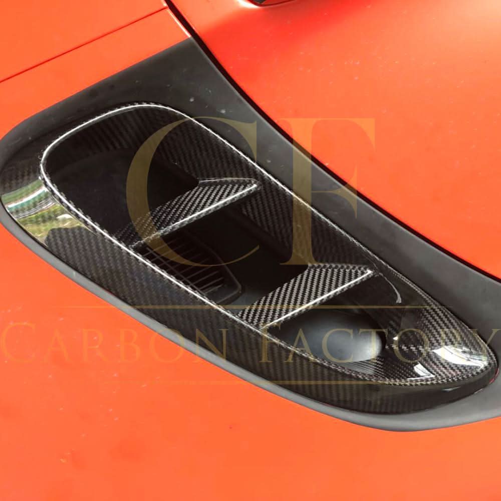 Carbon Fibre Side Fender Trims for Porsche Boxster & Cayman 718 16-19