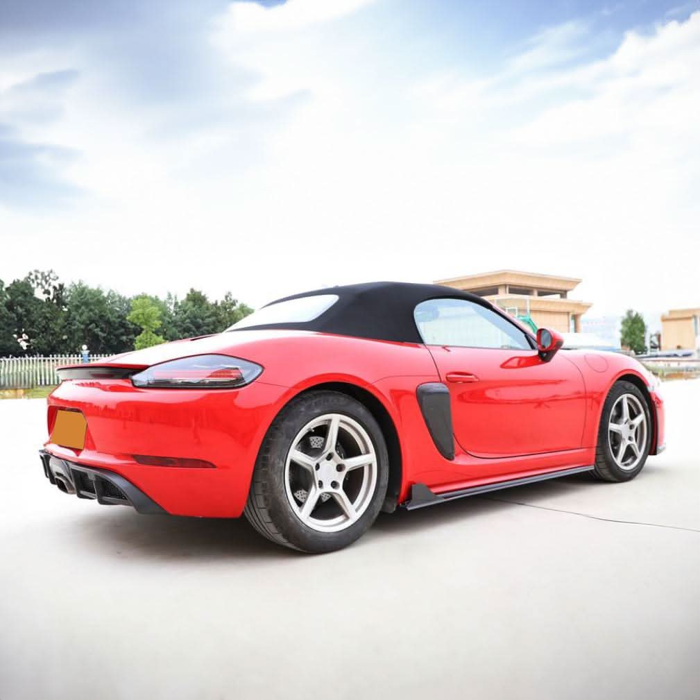 Carbon Fibre Side Vent Covers for Porsche Boxster & Cayman 718 16-19