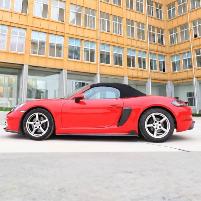 Carbon Fibre Side Vent Covers for Porsche Boxster & Cayman 718 16-19