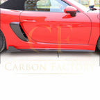 Carbon Fibre Side Vent Covers for Porsche Boxster & Cayman 718 16-19