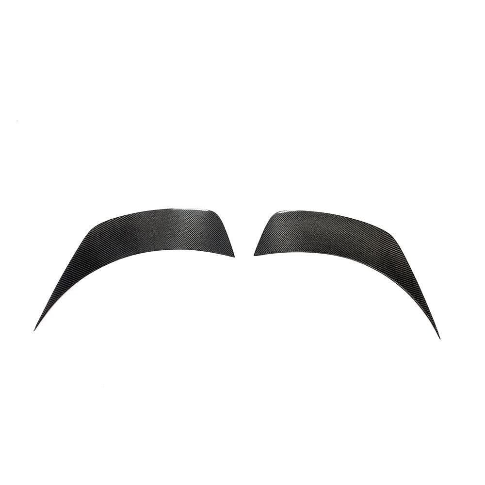 CS Style Carbon Fibre Rear Bumper Canards for Tesla Model 3 16-23