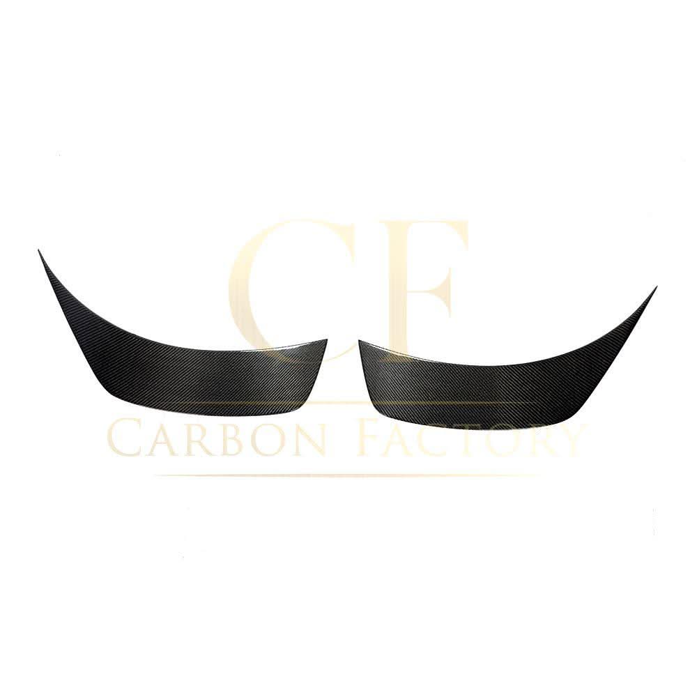 CS Style Carbon Fibre Rear Bumper Canards for Tesla Model 3 16-23