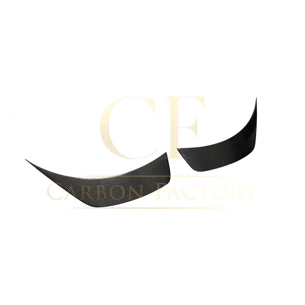 CS Style Carbon Fibre Rear Bumper Canards for Tesla Model 3 16-23