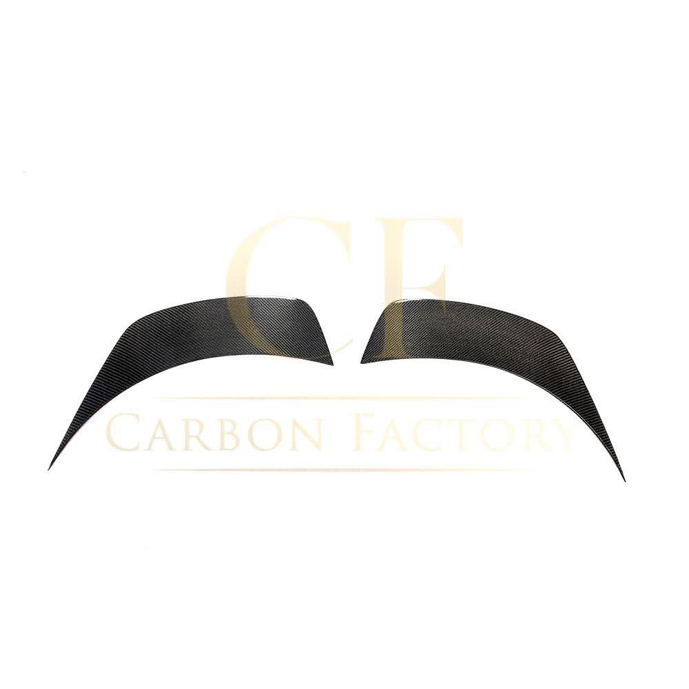 CS Style Carbon Fibre Rear Bumper Canards for Tesla Model 3 16-23