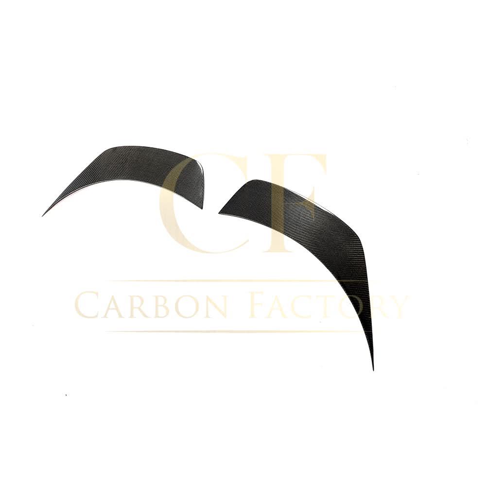 CS Style Carbon Fibre Rear Bumper Canards for Tesla Model 3 16-23