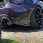 EL Style Carbon Fibre Rear Bumper Trims for Toyota GT86 12-20