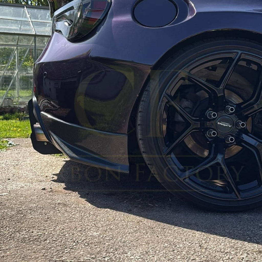 EL Style Carbon Fibre Rear Bumper Trims for Toyota GT86 12-20