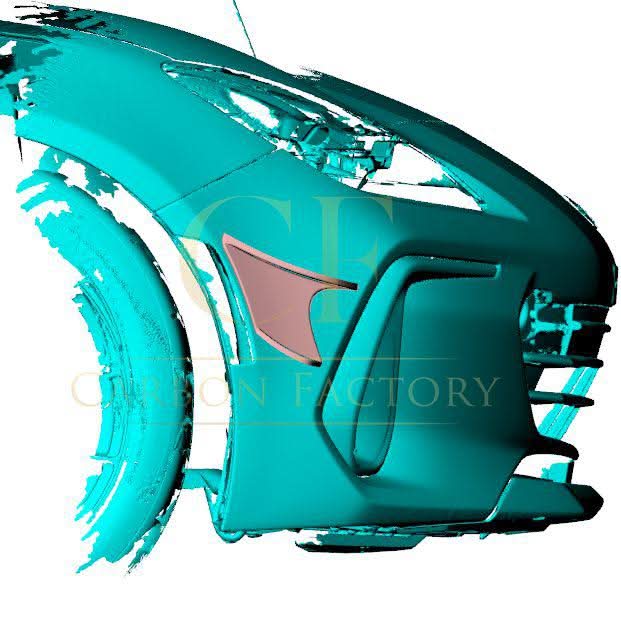 HKS Style Carbon Fibre Front Bumper Canards for Toyota GR86 22-Present