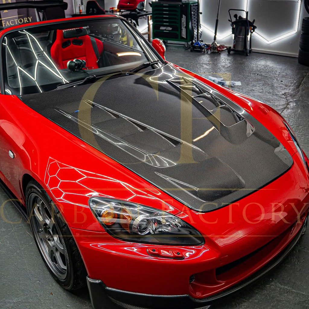 J Style Carbon Fibre Bonnet for Honda S2000 99-09