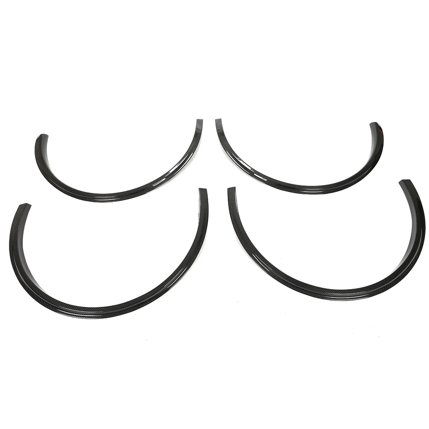 Pre-Preg Carbon Fibre Fender Trims for Tesla Model Y 19-23