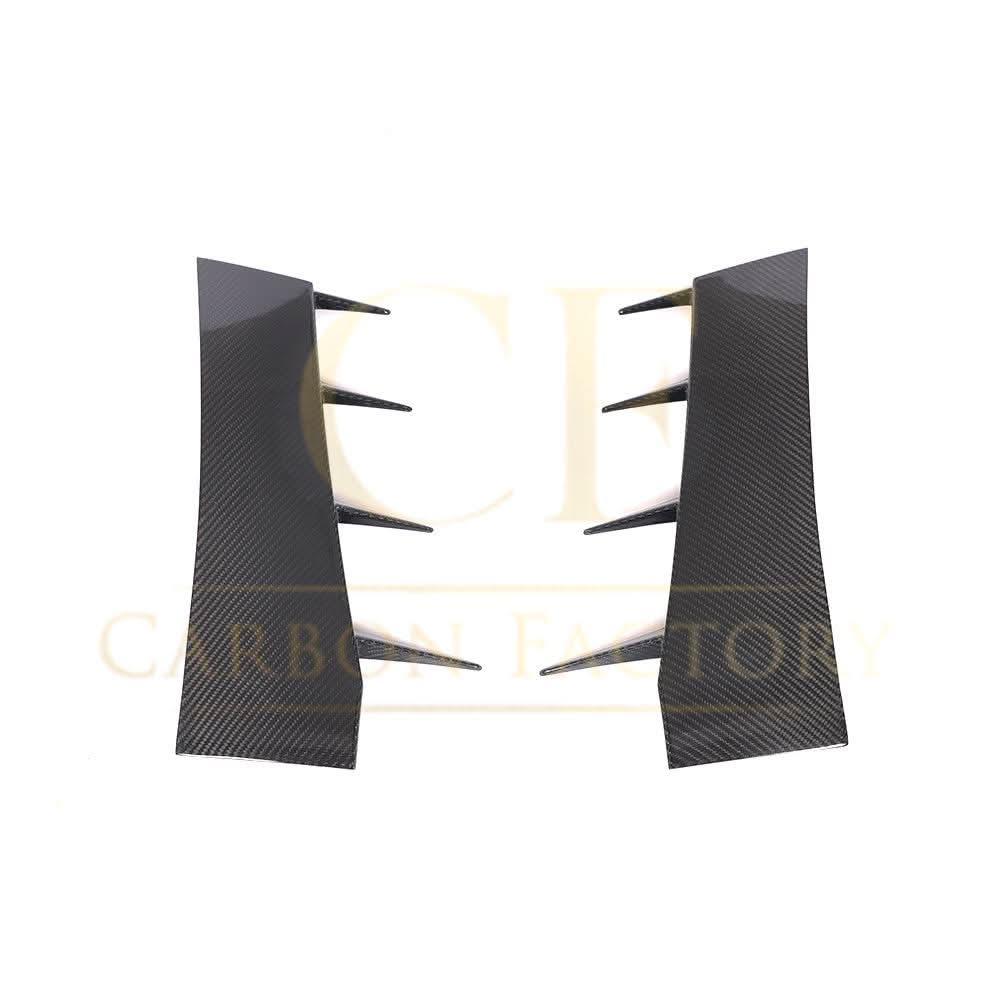 Pre-Preg Carbon Fibre Front Bumper Canards for Audi R8 V10 Gen 2 15-19