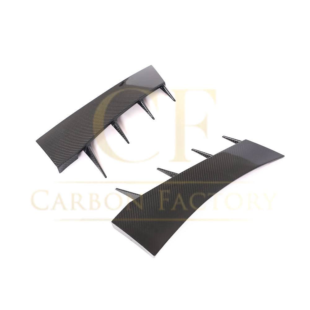 Pre-Preg Carbon Fibre Front Bumper Canards for Audi R8 V10 Gen 2 15-19