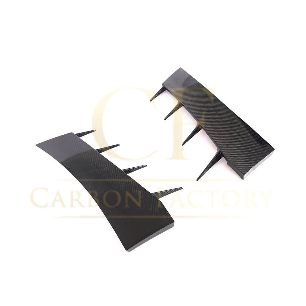 Pre-Preg Carbon Fibre Front Bumper Canards for Audi R8 V10 Gen 2 15-19