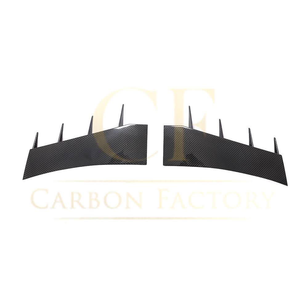 Pre-Preg Carbon Fibre Front Bumper Canards for Audi R8 V10 Gen 2 15-19