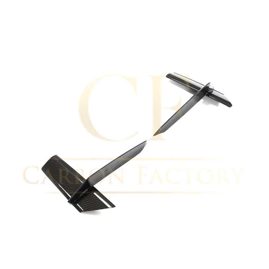 Pre-Preg Carbon Fibre Front Bumper Trims for Audi 4K RS7 20-22