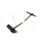 Pre-Preg Carbon Fibre Front Bumper Trims for Audi 4K RS7 20-22