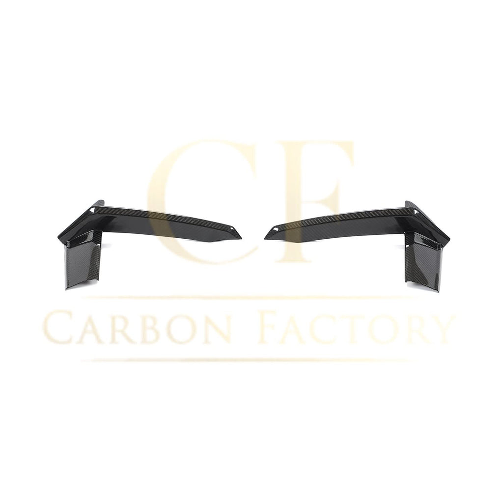 Pre-Preg Carbon Fibre Front Bumper Trims for Audi 4K RS7 20-22