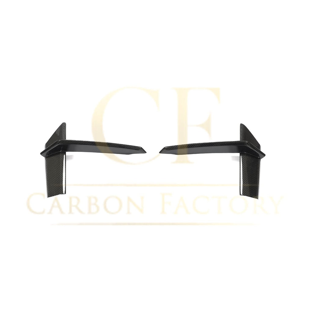 Pre-Preg Carbon Fibre Front Bumper Trims for Audi 4K RS7 20-22