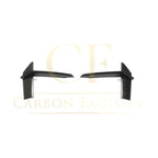 Pre-Preg Carbon Fibre Front Bumper Trims for Audi 4K RS7 20-22