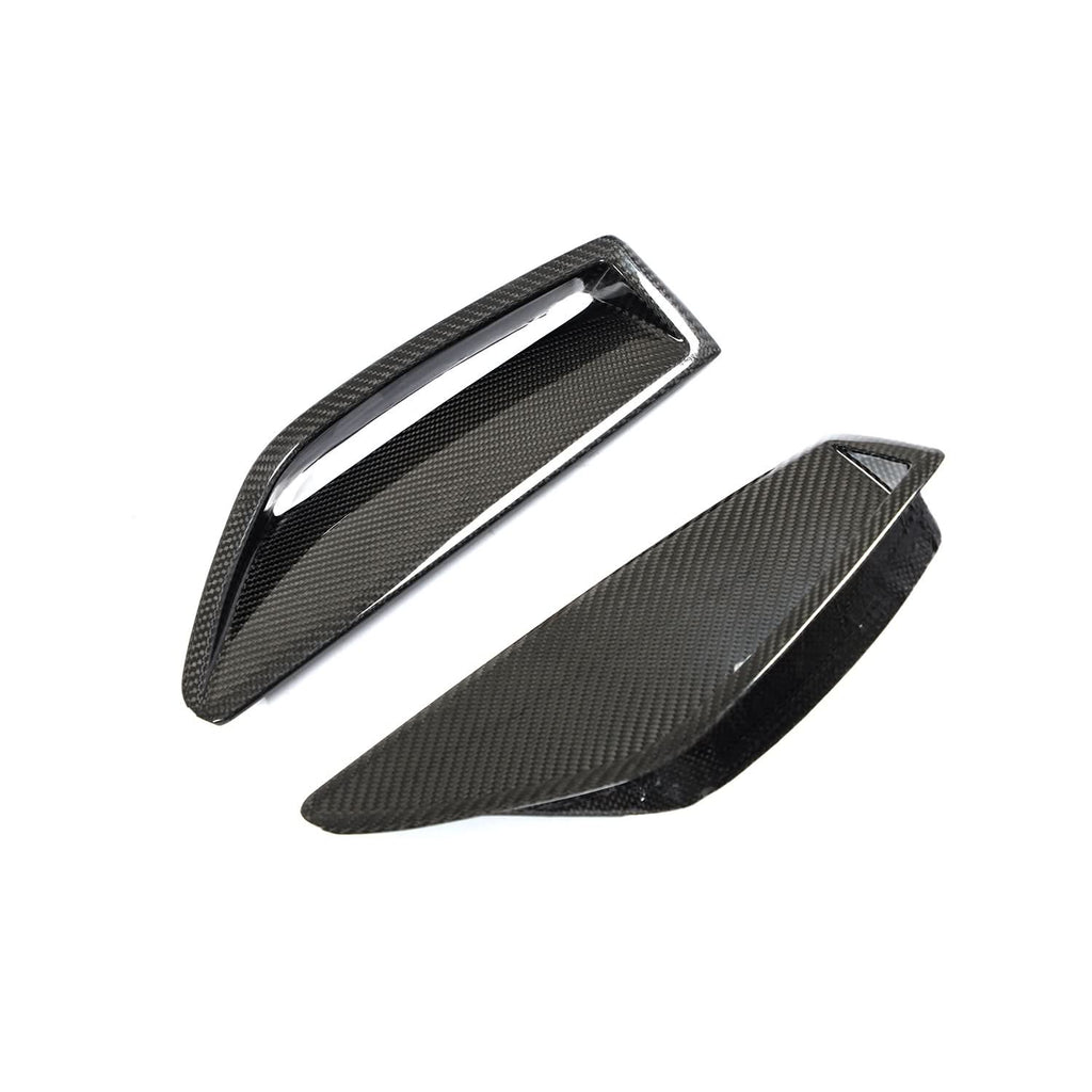 Pre-Preg Carbon Fibre Front Bumper Trims for Audi C8 RS6 19-22