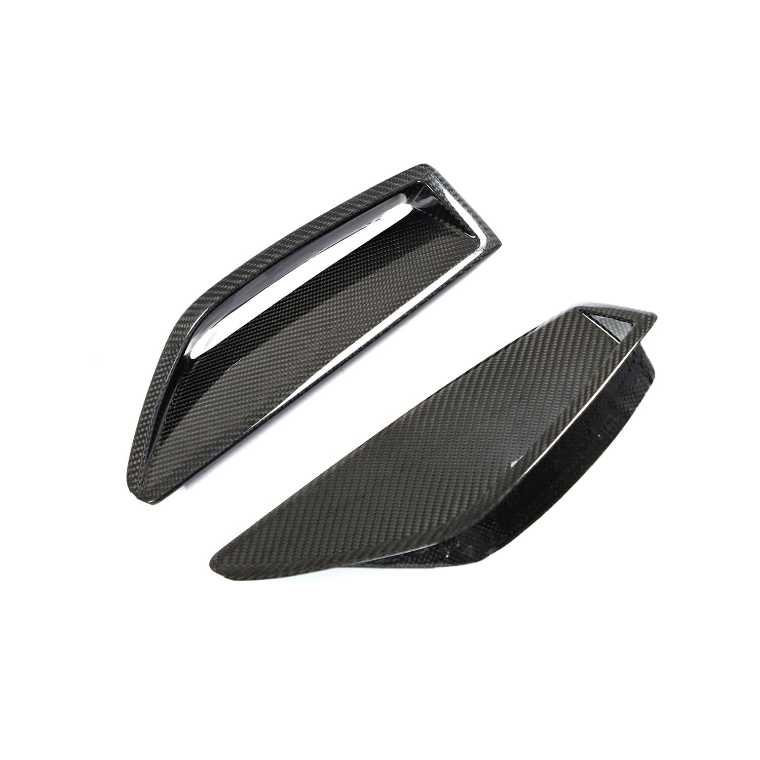 Pre-Preg Carbon Fibre Front Bumper Trims for Audi C8 RS6 19-22