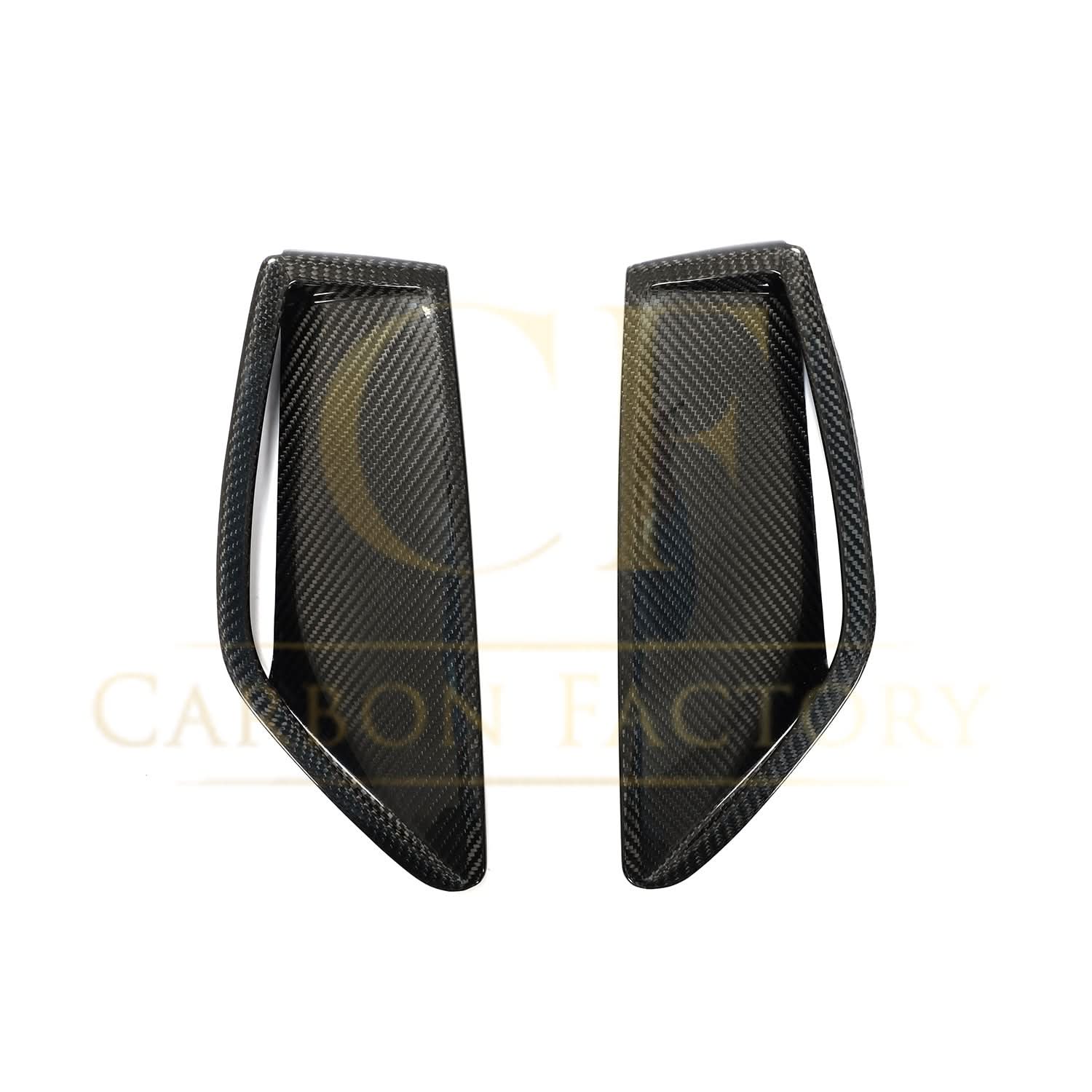 Pre-Preg Carbon Fibre Front Bumper Trims for Audi C8 RS6 19-22