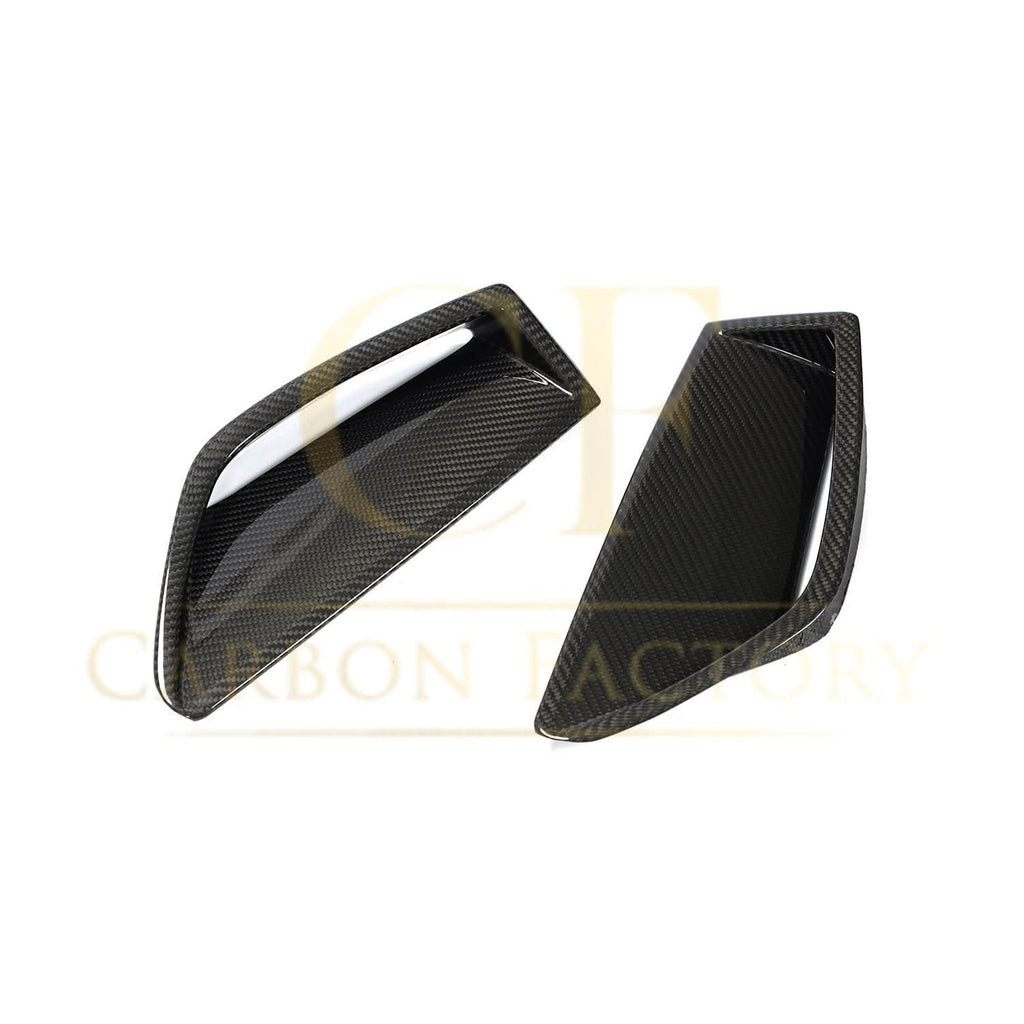 Pre-Preg Carbon Fibre Front Bumper Trims for Audi C8 RS6 19-22