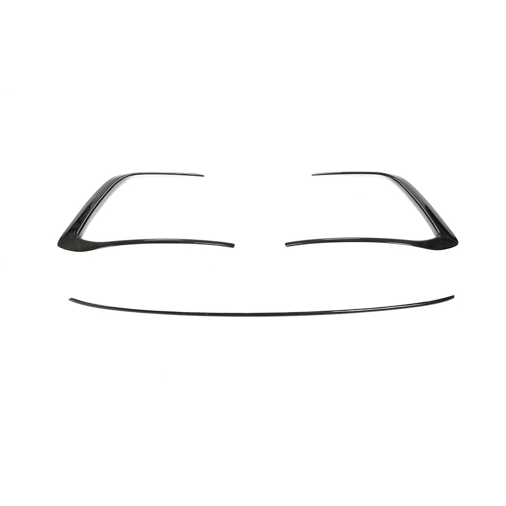 Pre-Preg Carbon Fibre Front Bumper Trims for VW Golf MK8 GTI 21-Present