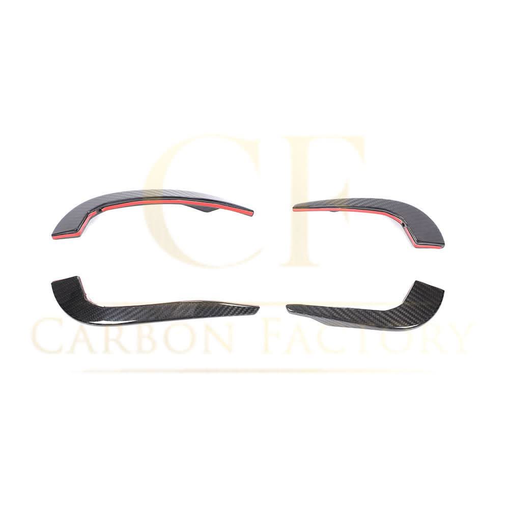 Pre-Preg Carbon Fibre Front Canards for Audi 8V RS3 Saloon 17-20