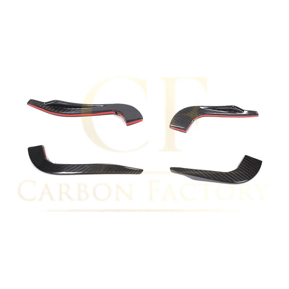 Pre-Preg Carbon Fibre Front Canards for Audi 8V RS3 Saloon 17-20