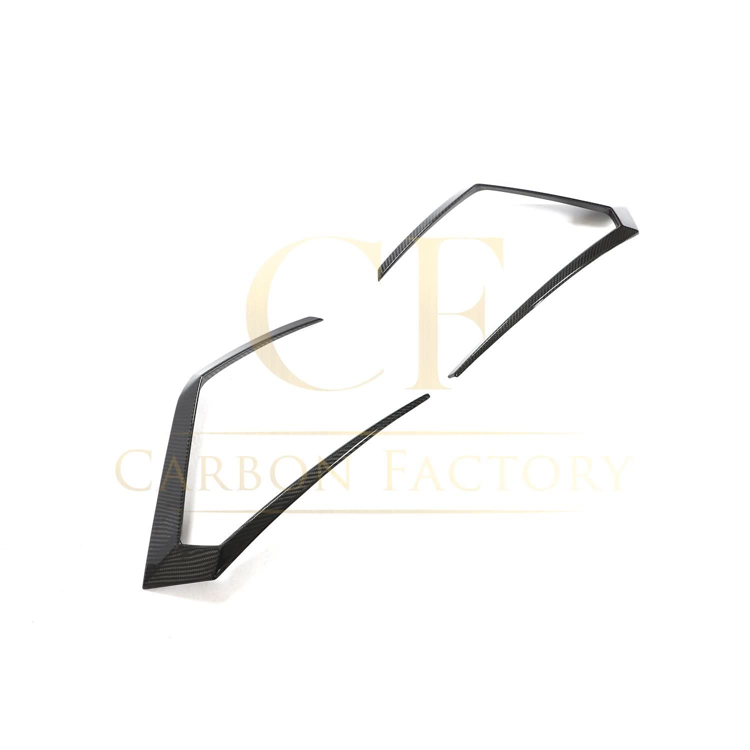 Pre-Preg Carbon Fibre Rear Bumper Trims for Lamborghini Urus 18-21