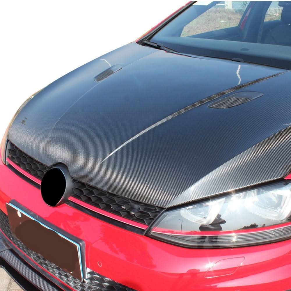RZ Style Carbon Fibre Bonnet for VW Golf MK7 MK7.5 inc GTI & R 14-20