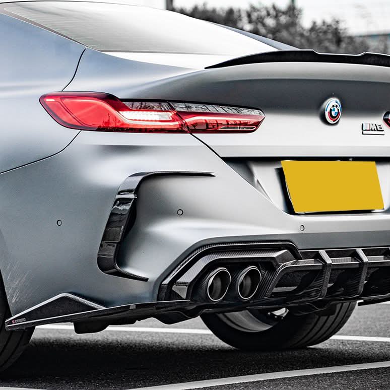 SQ Style Pre-Preg Carbon Fibre Rear Trims for BMW F93 M8 20-Present