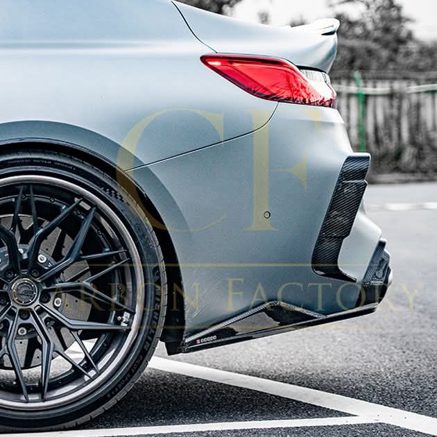 SQ Style Pre-Preg Carbon Fibre Rear Trims for BMW F93 M8 20-Present