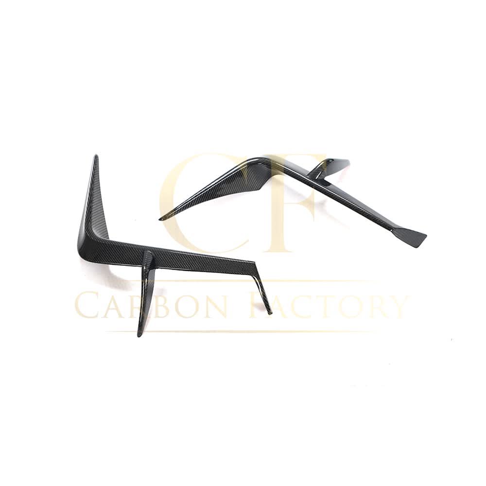 V Style Carbon Fibre Front Bumper Canards for Toyota GR86 22-Present