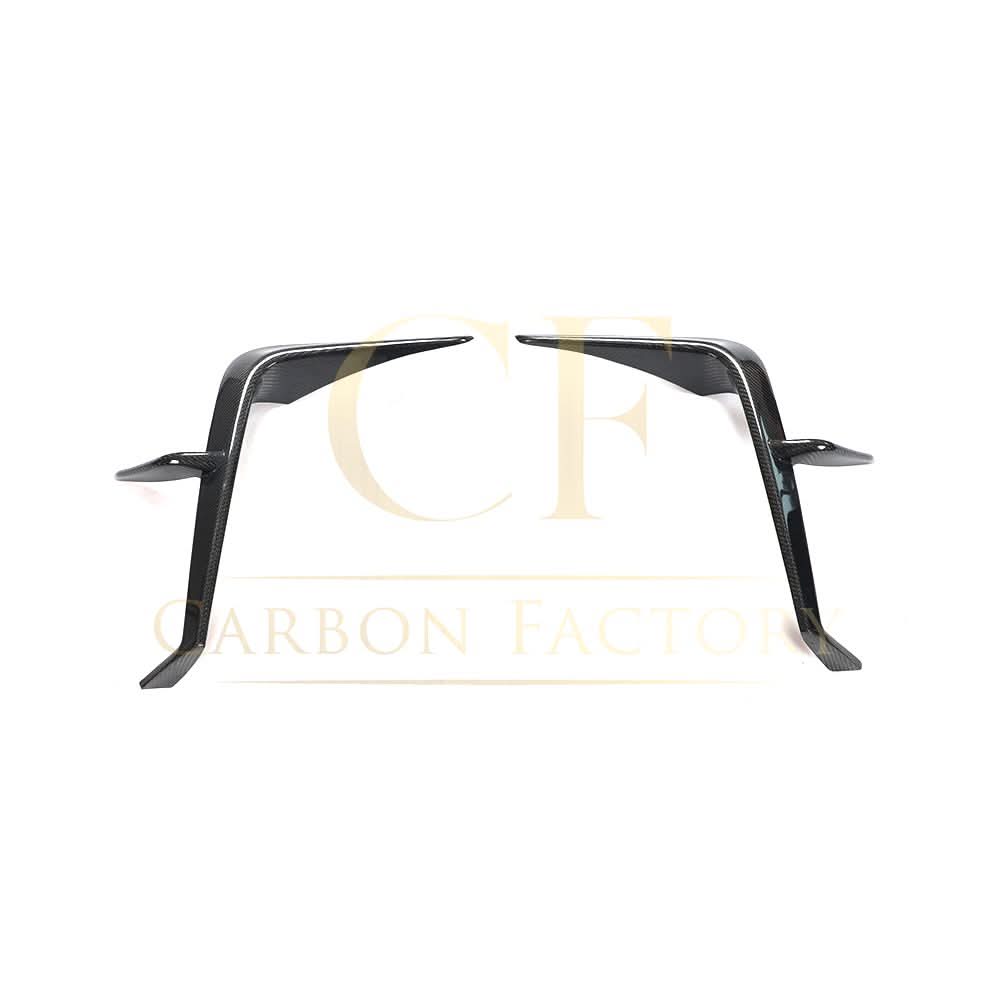 V Style Carbon Fibre Front Bumper Canards for Toyota GR86 22-Present