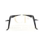 V Style Carbon Fibre Front Bumper Canards for Toyota GR86 22-Present