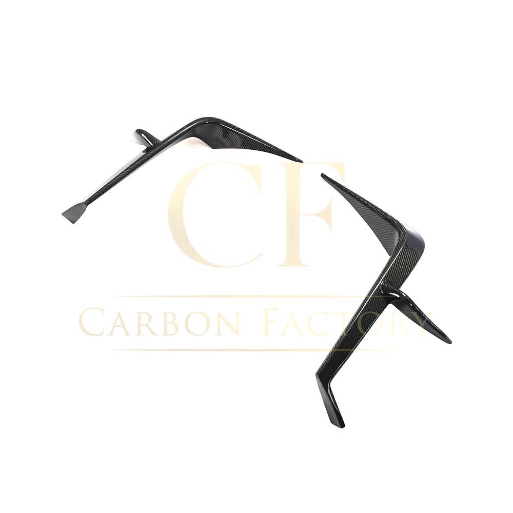 V Style Carbon Fibre Front Bumper Canards for Toyota GR86 22-Present