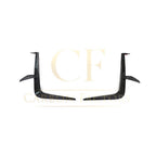 V Style Carbon Fibre Front Bumper Canards for Toyota GR86 22-Present