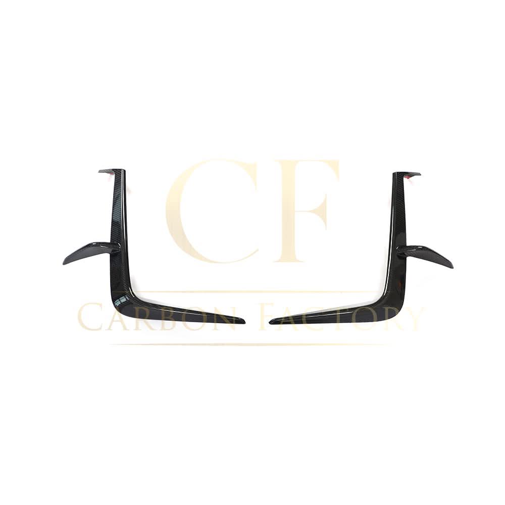 V Style Carbon Fibre Front Bumper Canards for Toyota GR86 22-Present