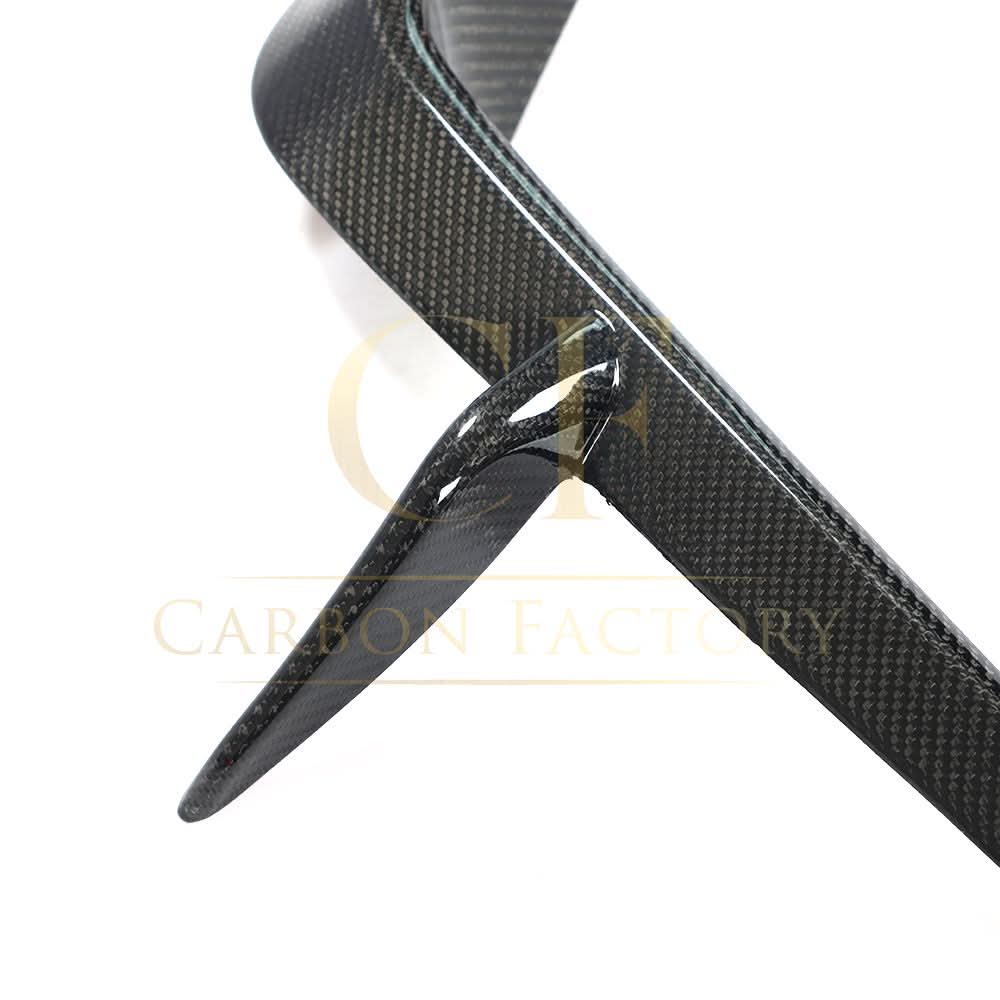 V Style Carbon Fibre Front Bumper Canards for Toyota GR86 22-Present