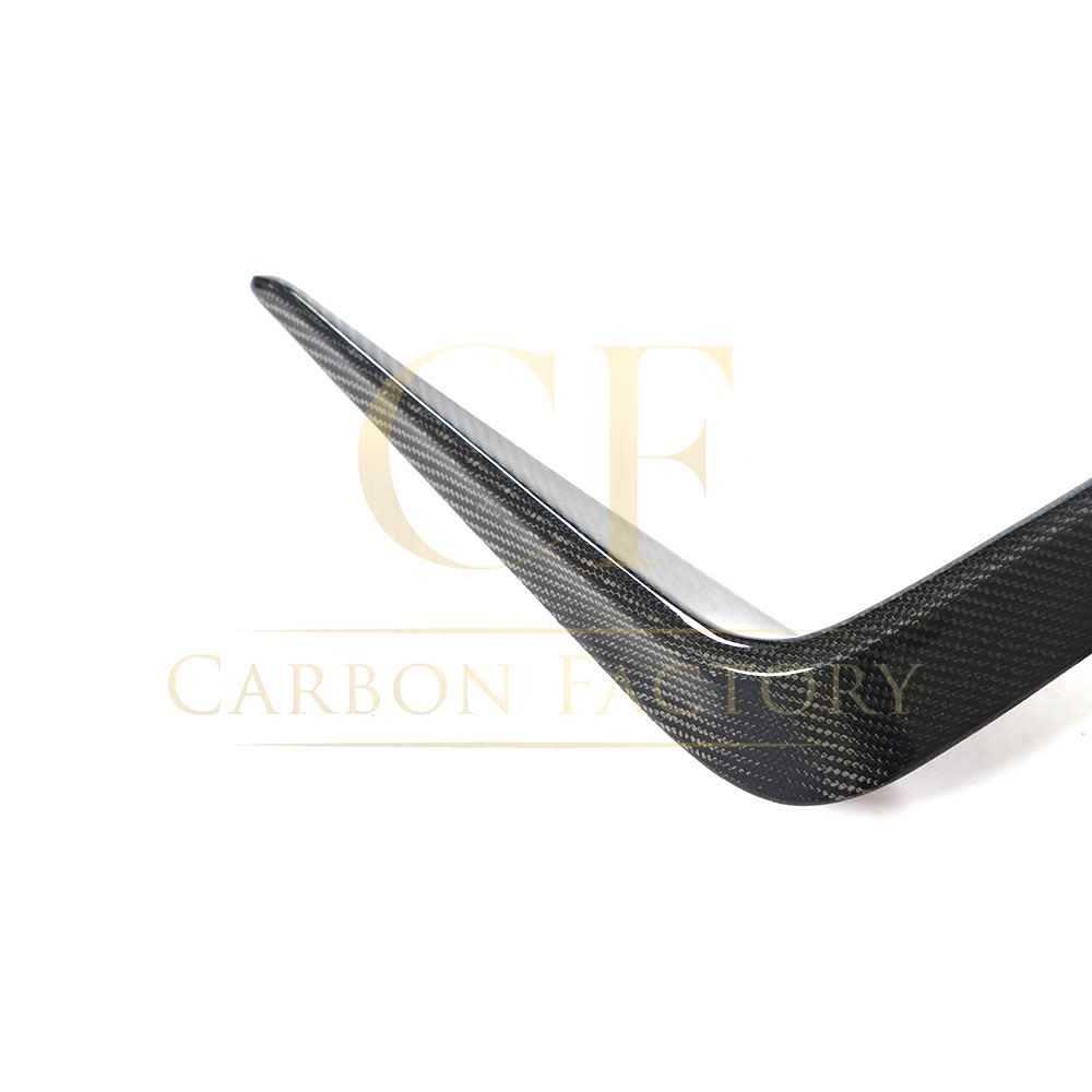 V Style Carbon Fibre Front Bumper Canards for Toyota GR86 22-Present
