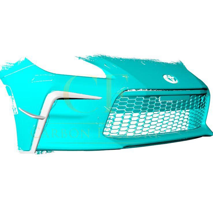 V Style Carbon Fibre Front Bumper Canards for Toyota GR86 22-Present