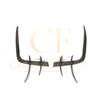 V Style Carbon Fibre Front Bumper Trims for Audi B9 A5 S Line & S5 17-19