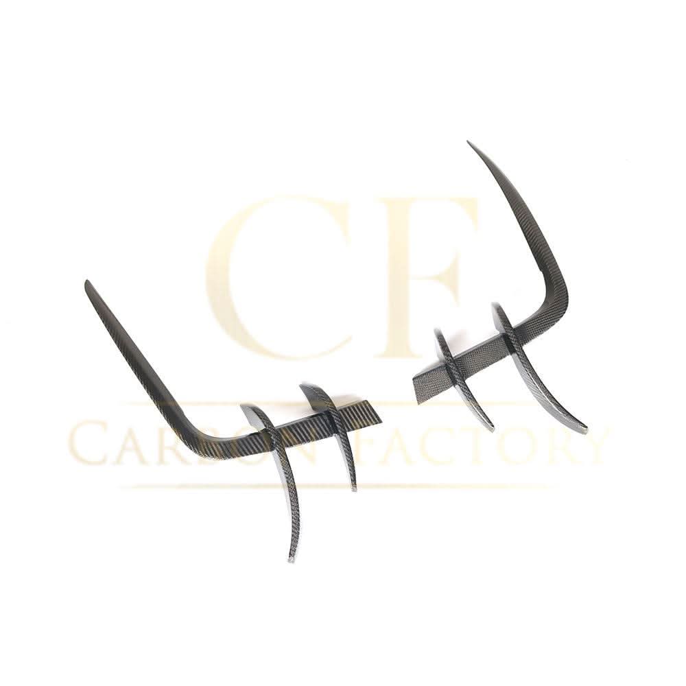 V Style Carbon Fibre Front Bumper Trims for Audi B9 A5 S Line & S5 17-19